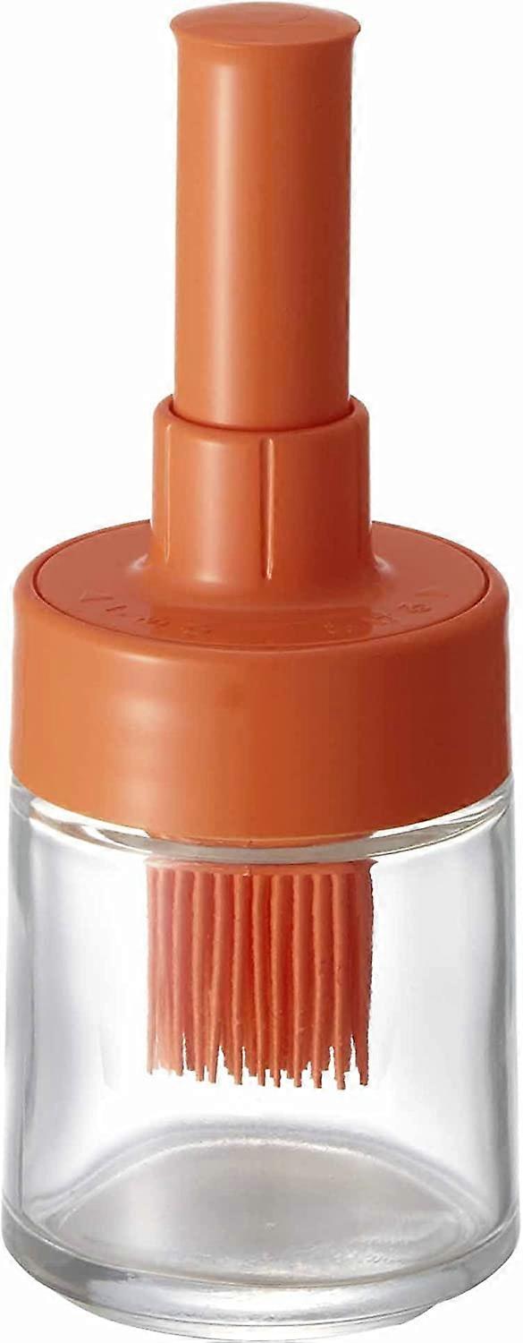 Oil Bottle and Brushorange