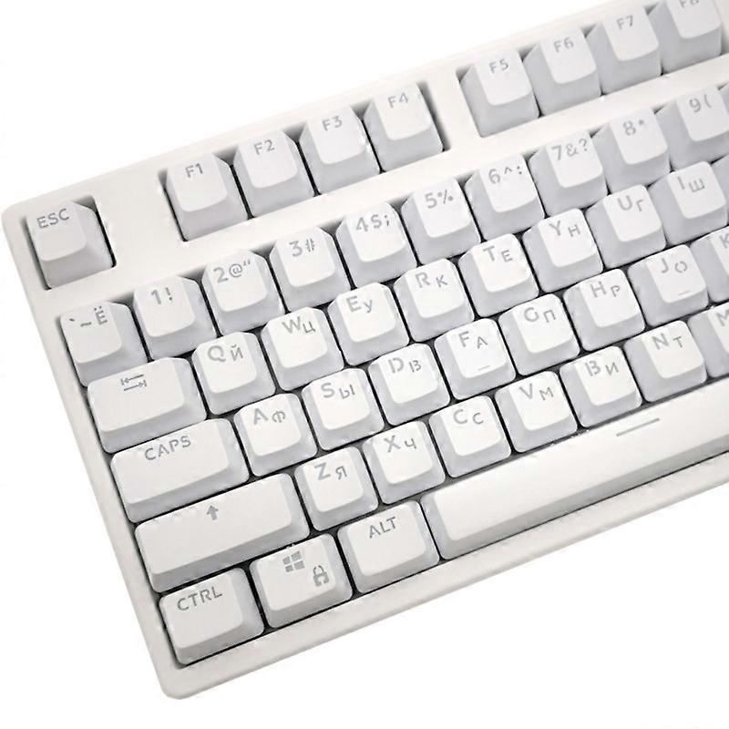 Full 104 Key Set Russian Korean Keycaps Cherry MX Caps for Mechanical Keyboard