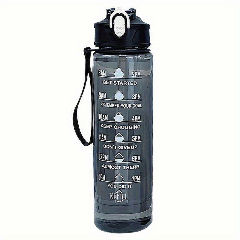 1pc Vibrant 900ML Leak-Proof Sports Water Bottle - Durable, BPA-Free, Ideal for Gym & Outdoor Activities