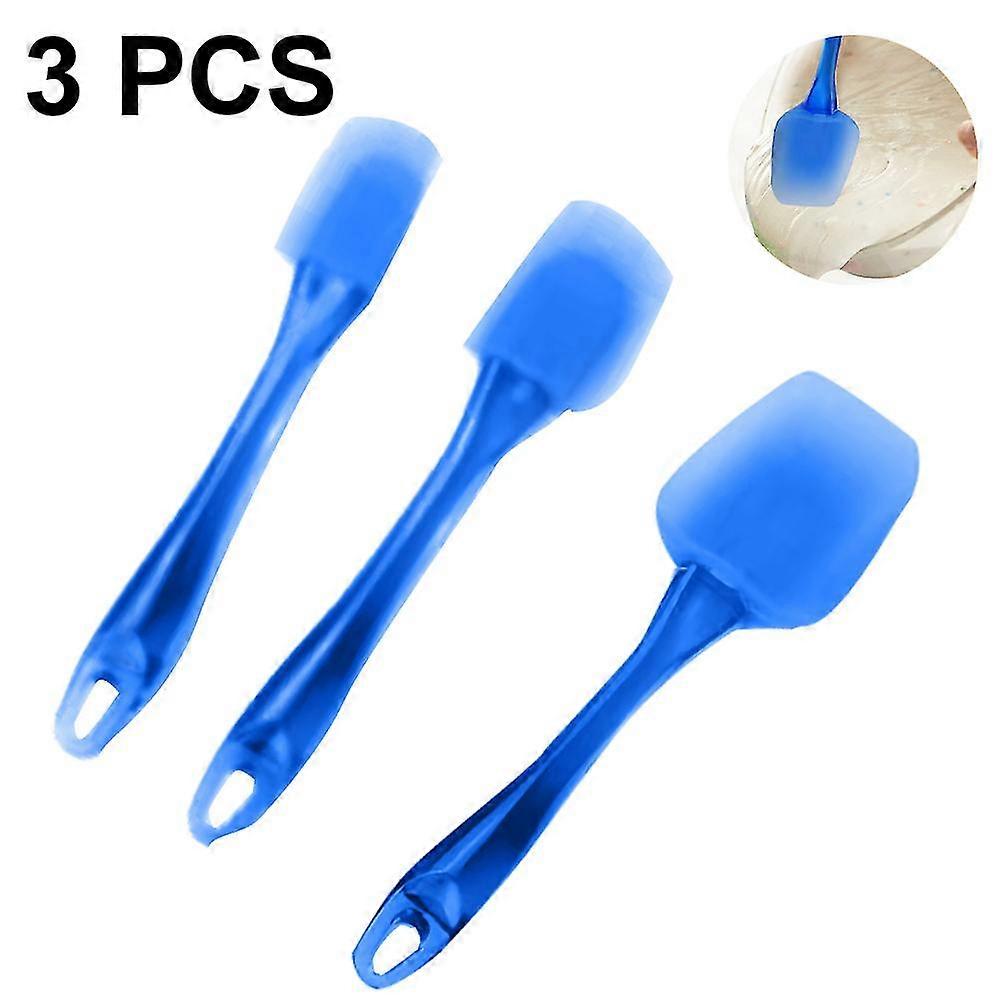 Silicone Cookie Spatula (3pcs), Kitchen Blender Cake Making Supplies Baking Kitchenware Baking Tools