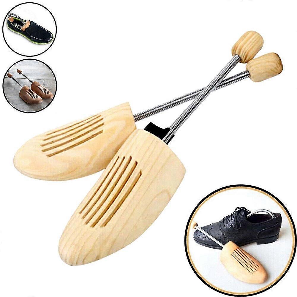 1 זוג בריטניה 4-13 גברים נשים אלונקה נעליים עץ עצים מעצב נעליים מרחיב