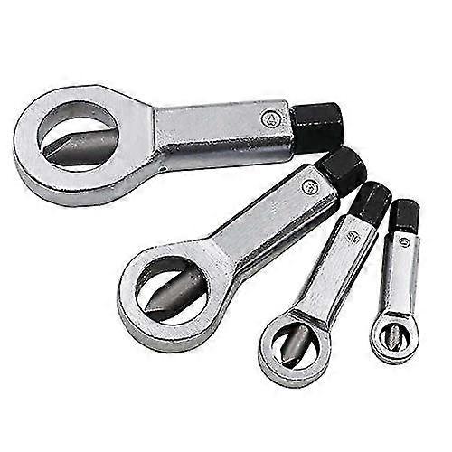 Release Rusty Screw Tool Nut Quick Separator Cutter Tool Practical Stainless Steel Durable Hardware Tools Hat Breaker Nut Split (4pcs, Silver)