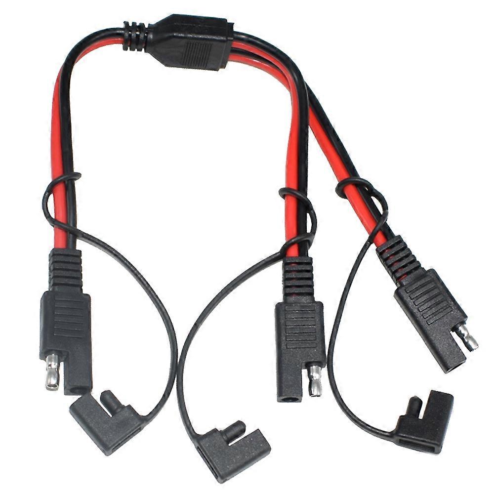 1 to 2 SAE Power Extension Cable SAE Power Plug Adapter Wire Connector Quick Connect Disconnect Cable Adapter