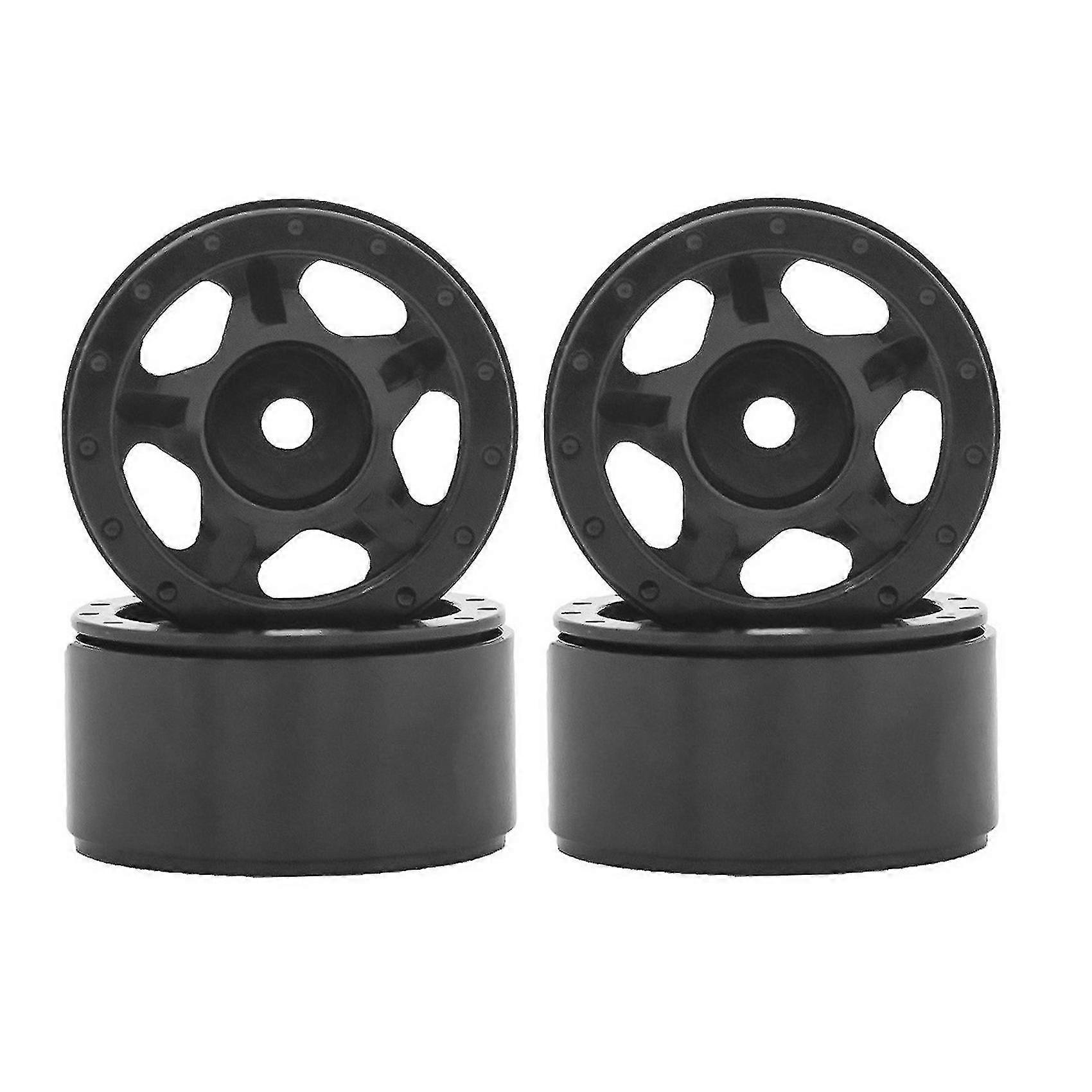 4st Metallhjulnav Fälg, svart