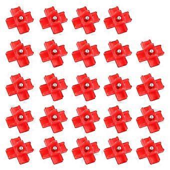 24 Pack Horizontal Side Mount Automatic Poultry Nipples Clean Drinker Waterer For Chicken Or Quail