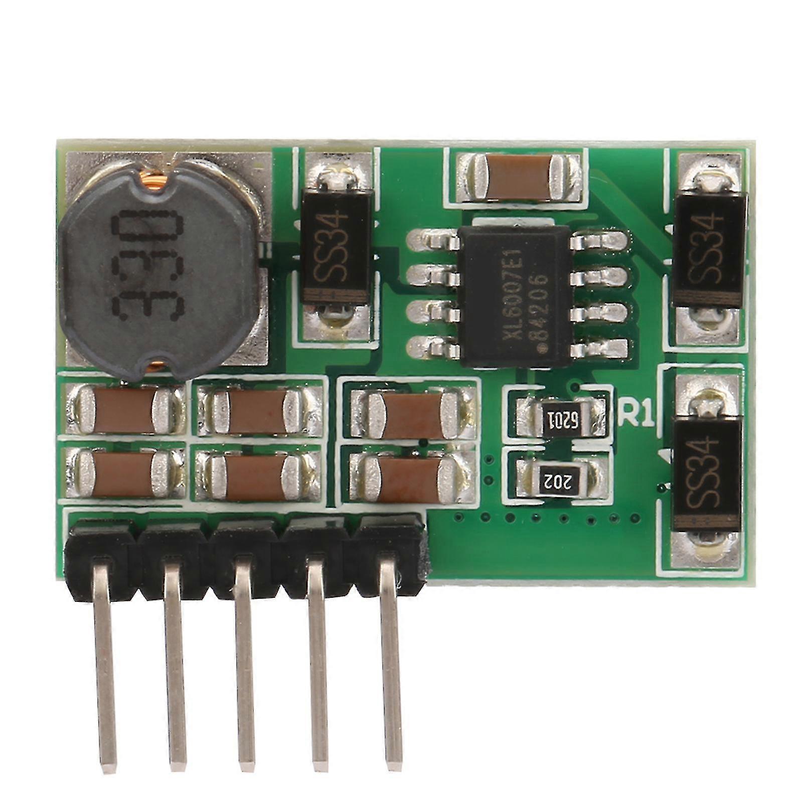 DC-DC Step up Boost Converter Power Module (3V~18V to 15V) with ADC, DAC, and LCD Display