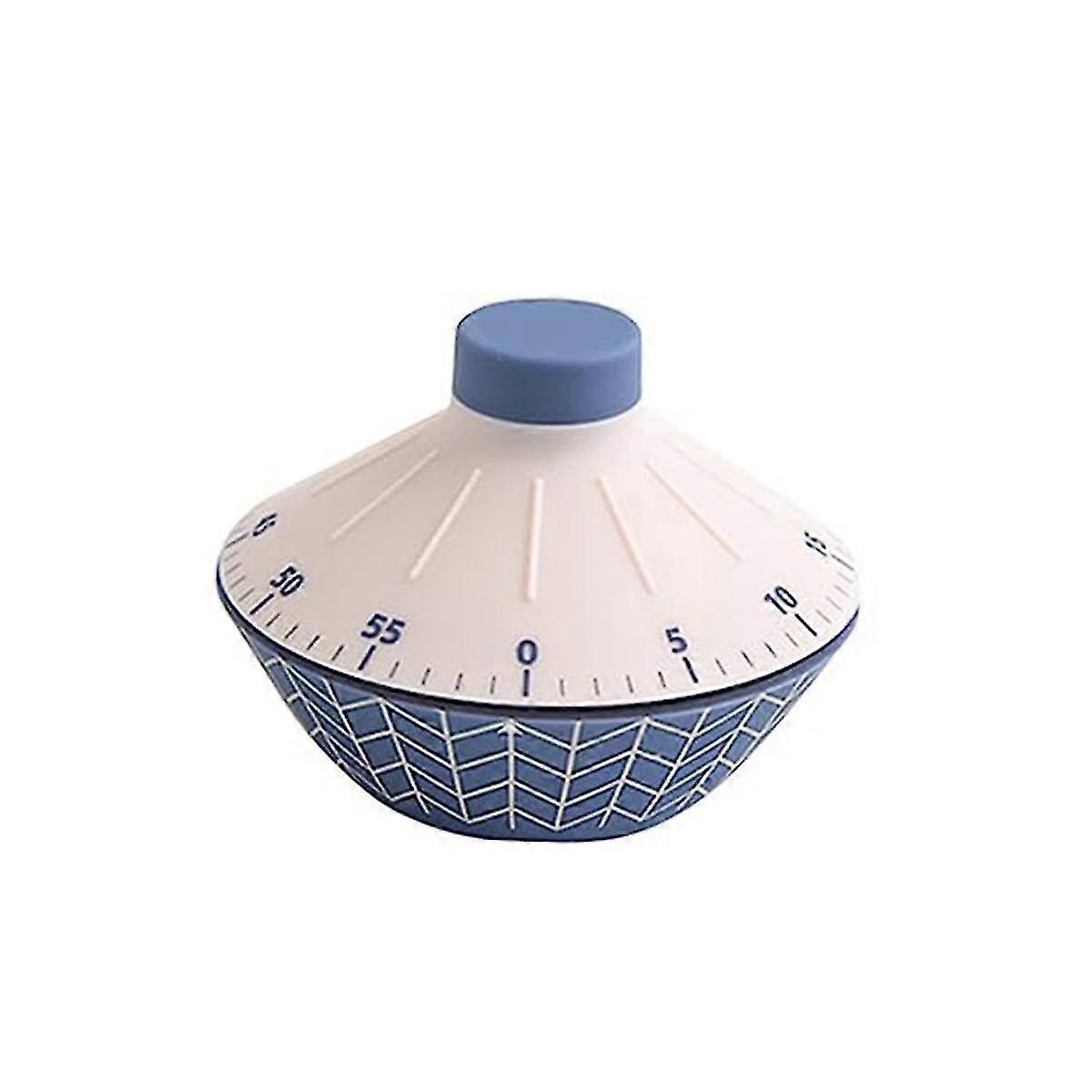 Magnetic Timer Food Timer For Mechanical Timer Kitchen Timer Alarm Countdown Reminder Clock Clockwork Egg Timer, Blue