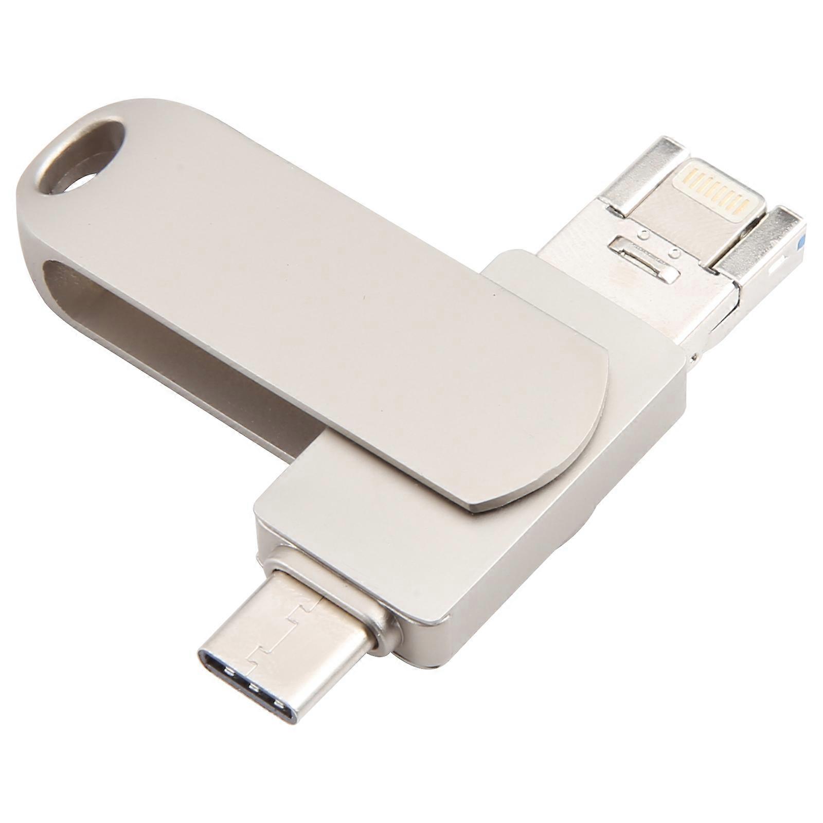 3 in 1 64G USB + 8 Pin + Type-C Flash Disk