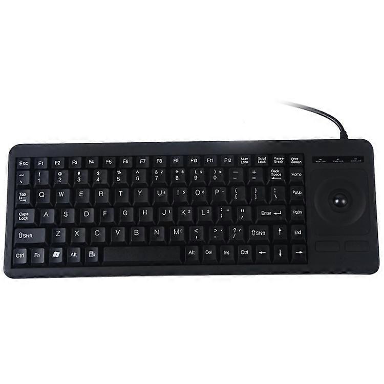 PS / 2 Interface Wired Trackball Keyboard