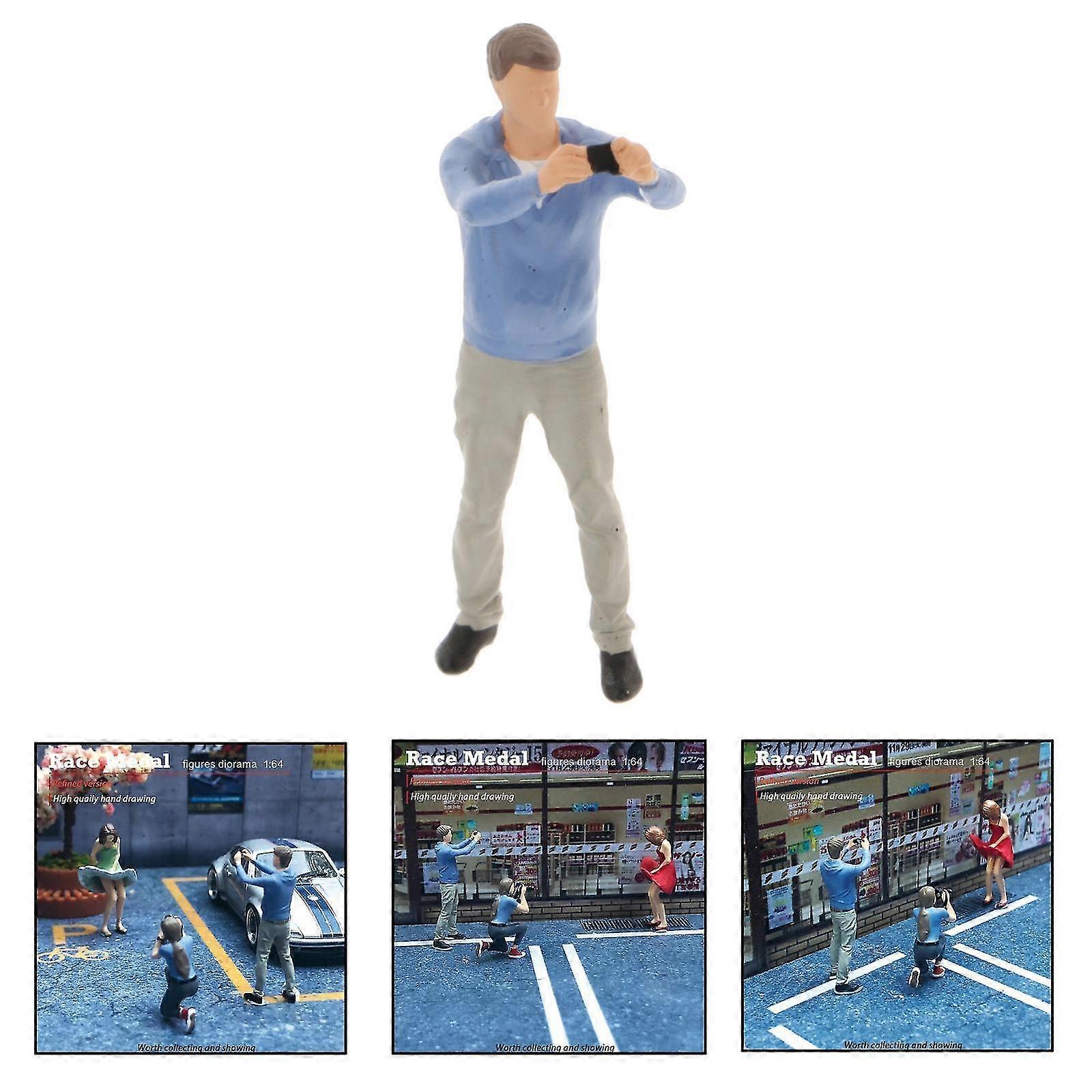 1:64th Figures Model Men People For Miniature Scenes, Diorama Decoration Accessories - Style1