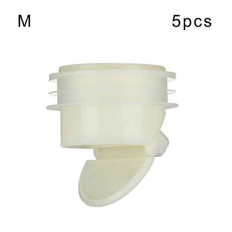 Useful 5Pcs/set Anti Odor Pest Floor Drain Stopper Shower Floor Strainer Plug Sewer One Way Valve Seal Drainer CoverCraft Pipe Cleaners