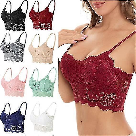 الرياضة حمالة الصدر للنساء مثير اللون الصلب سلس مبطن حزام قمم جوفاء خارج الجمال الظهر الدانتيل Bralettes