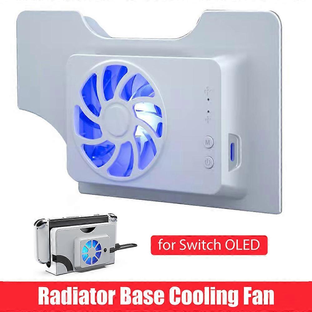 Switch Oled Accessories Cooler Base USB Cooling Fan External Game Console Stand Heat Dissipation Fans For Nintendo Switch OLED