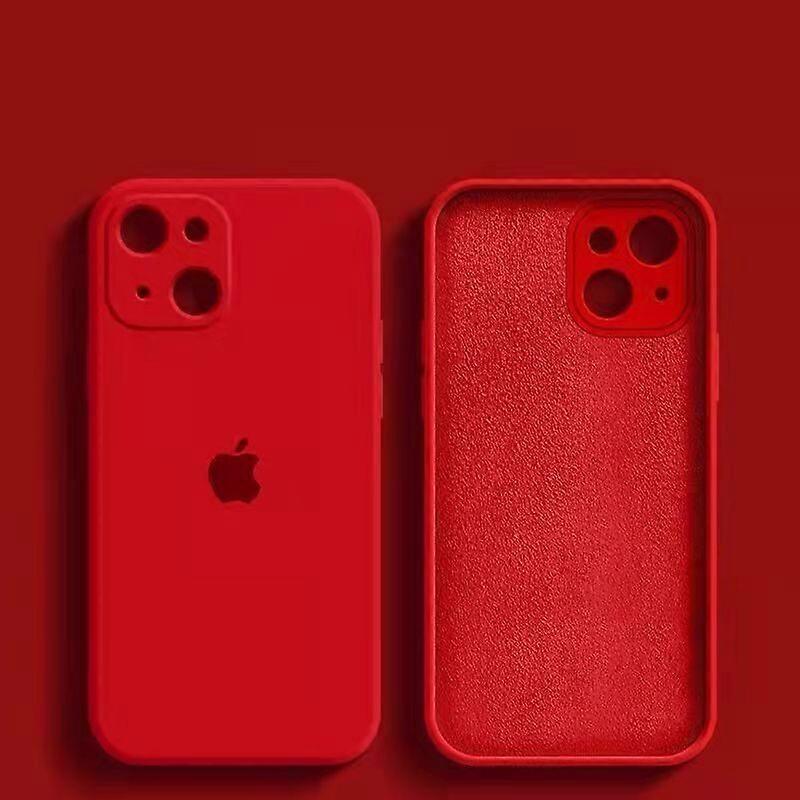 För Apple iPhone 14 PRO MAX (6.7) flytande silikonfodral