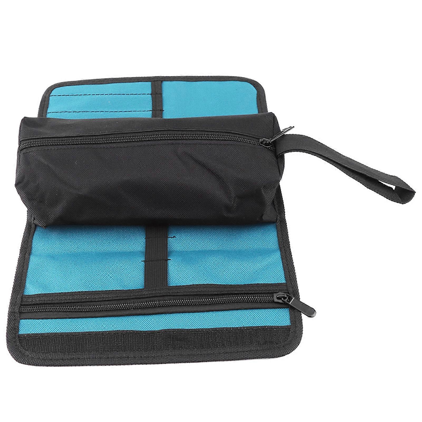 Professional Electricians Tool Storage Roll Bag - Foldable and Convenient Organizer