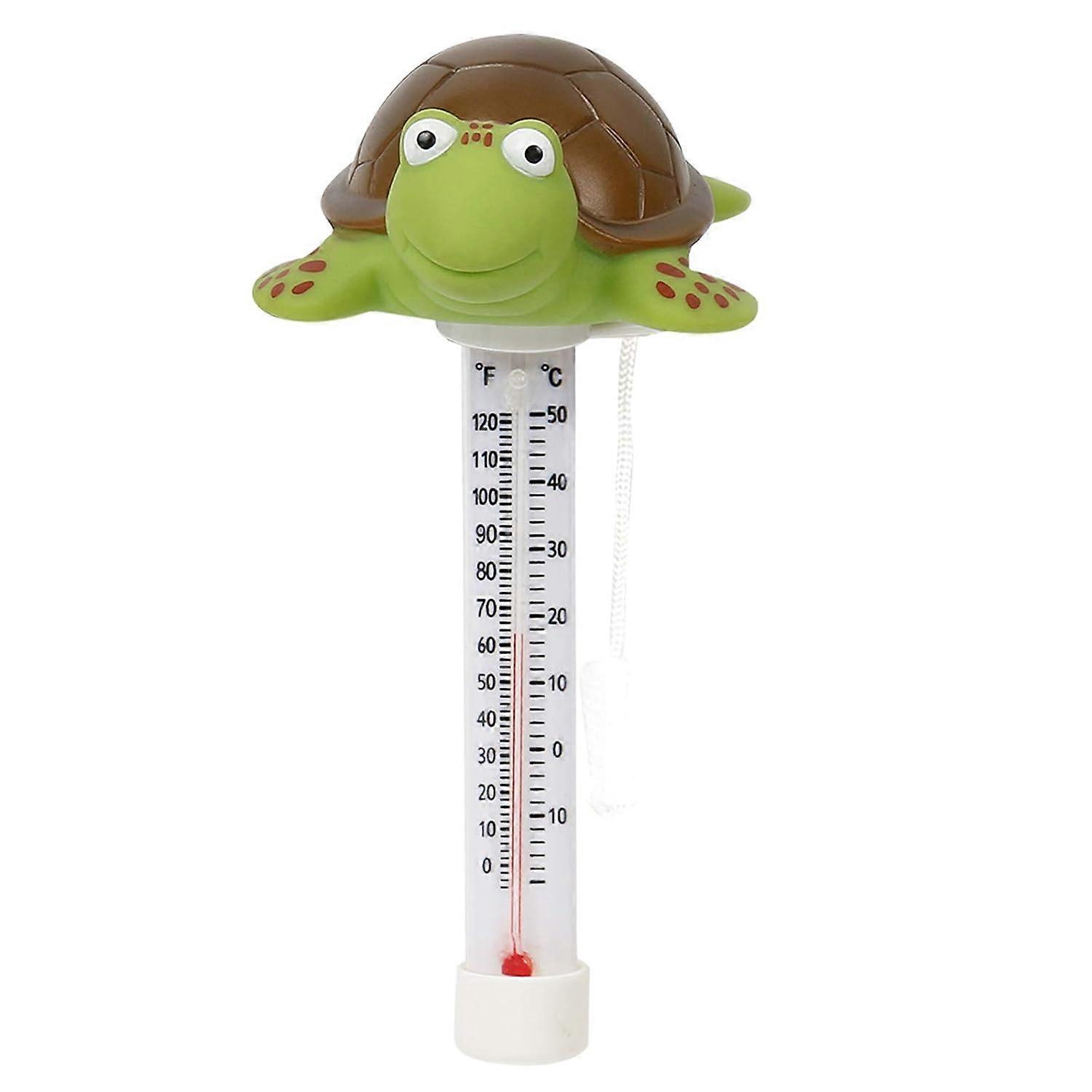 Floating Pool Thermometer, Pool Water Thermometer With Rope, Baby Pool Thermometer, Shatterproof.