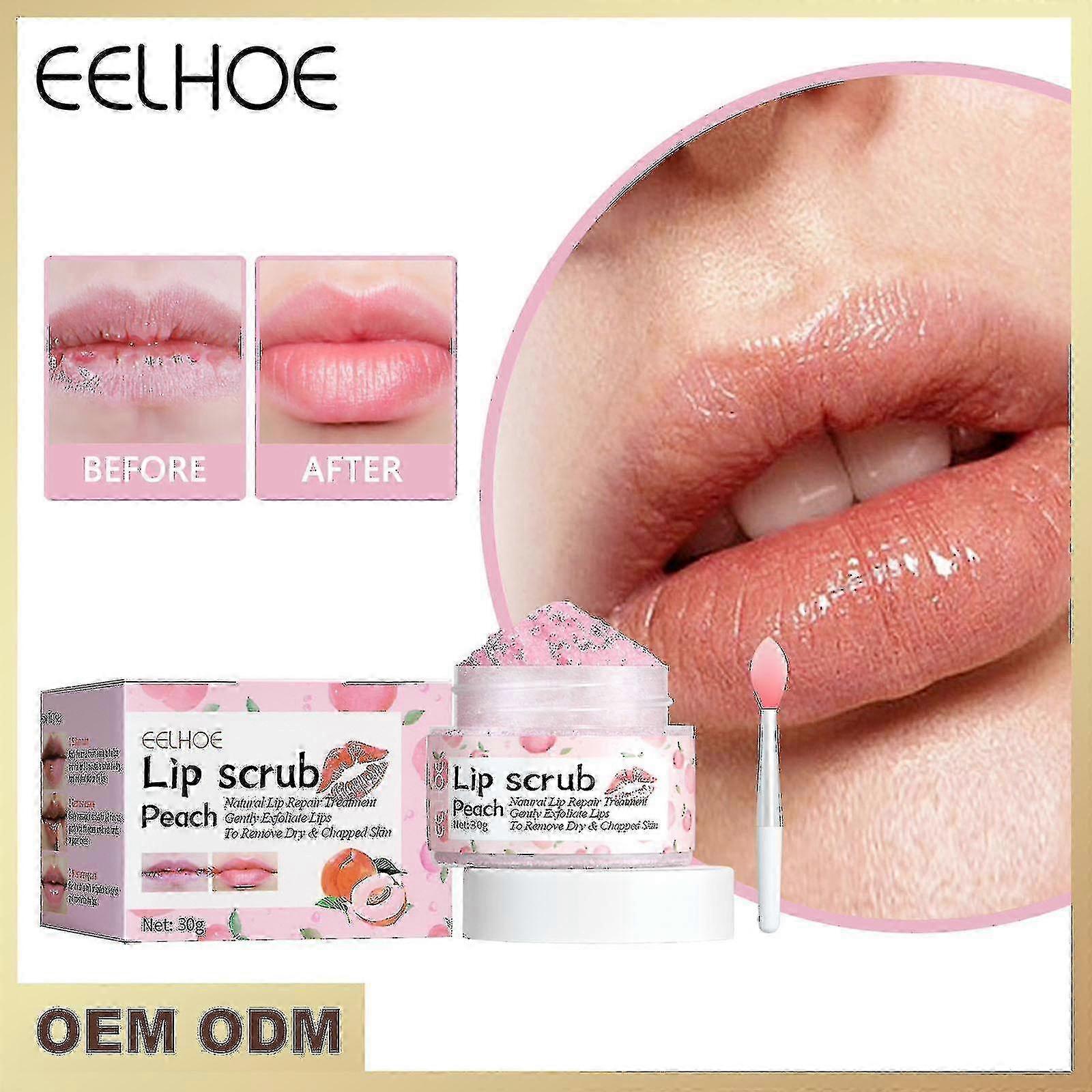 リップスクラブ エンス リップ ライン、古い角質に潤いを与えて角質を取り除き、リップ スクラブ 30g で唇を若返らせます