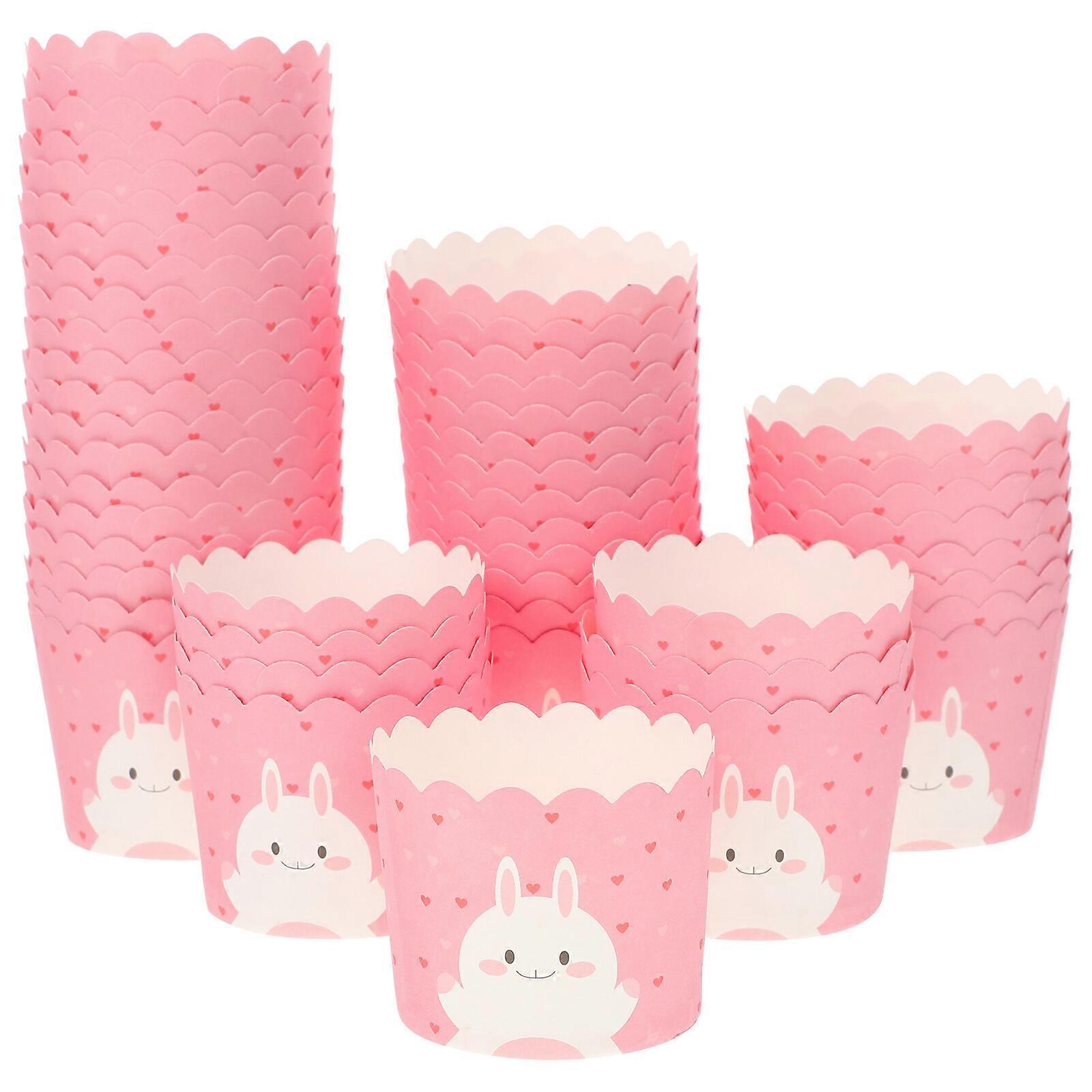 100Pcs Cupcake Wrappers Paper Baking Cup Cupcake Liners Muffin Baking Cases Liners