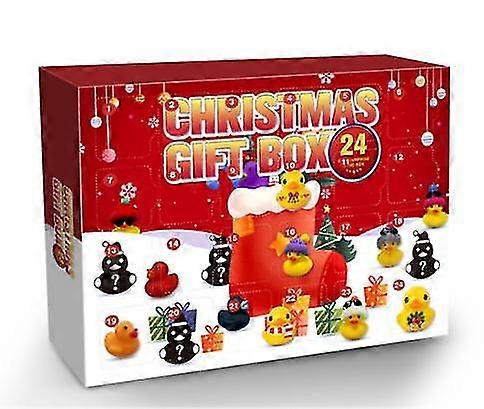 2023 عيد الميلاد المجيء تقويم صندوق الأعمى هدية 24 شبكة بط مطاطي -c43