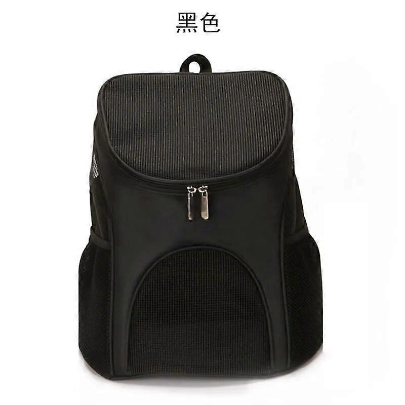 Breathable Pet Bag Carrier Backpack Dog Cat Outdoor Travel Backpack Mesh Puppy Chest Backpack Foldable Portable Pet Carrier