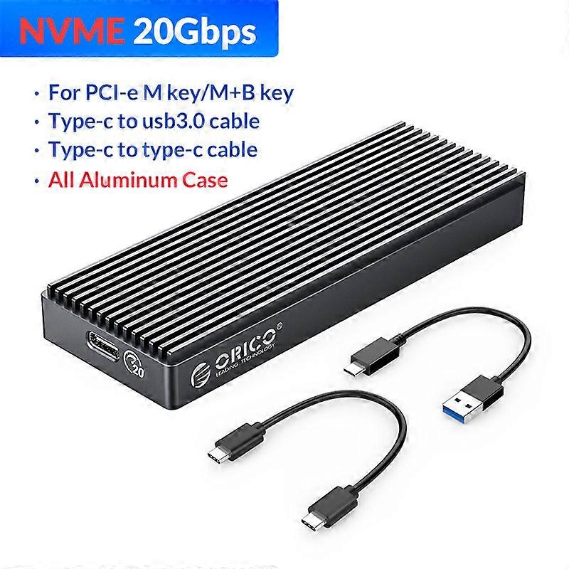 ORICO M2 SSD Enclosure NVMe USB Type C Gen2 10Gbps PCIe SSD Case M2 SATA NGFF 5Gbps M.2 NVME Enclosure Disk Box M.2 SSD Case