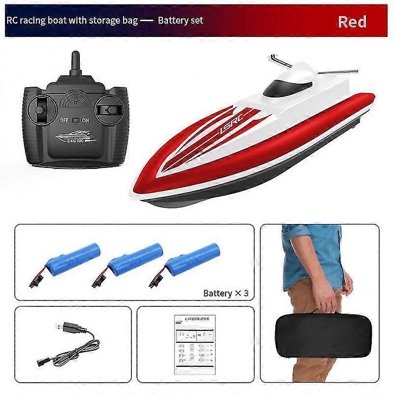2.4g Remote Control High Speed Racing Boat Waterproof Rechargeable Model TW
