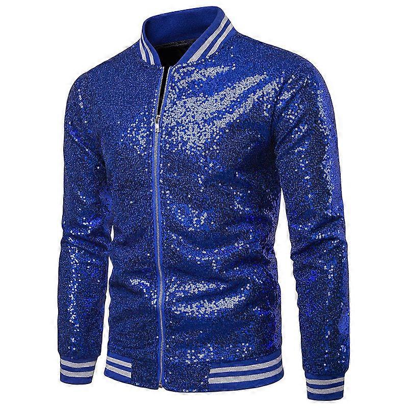 Men's show coat Men's jacket with solid sequins