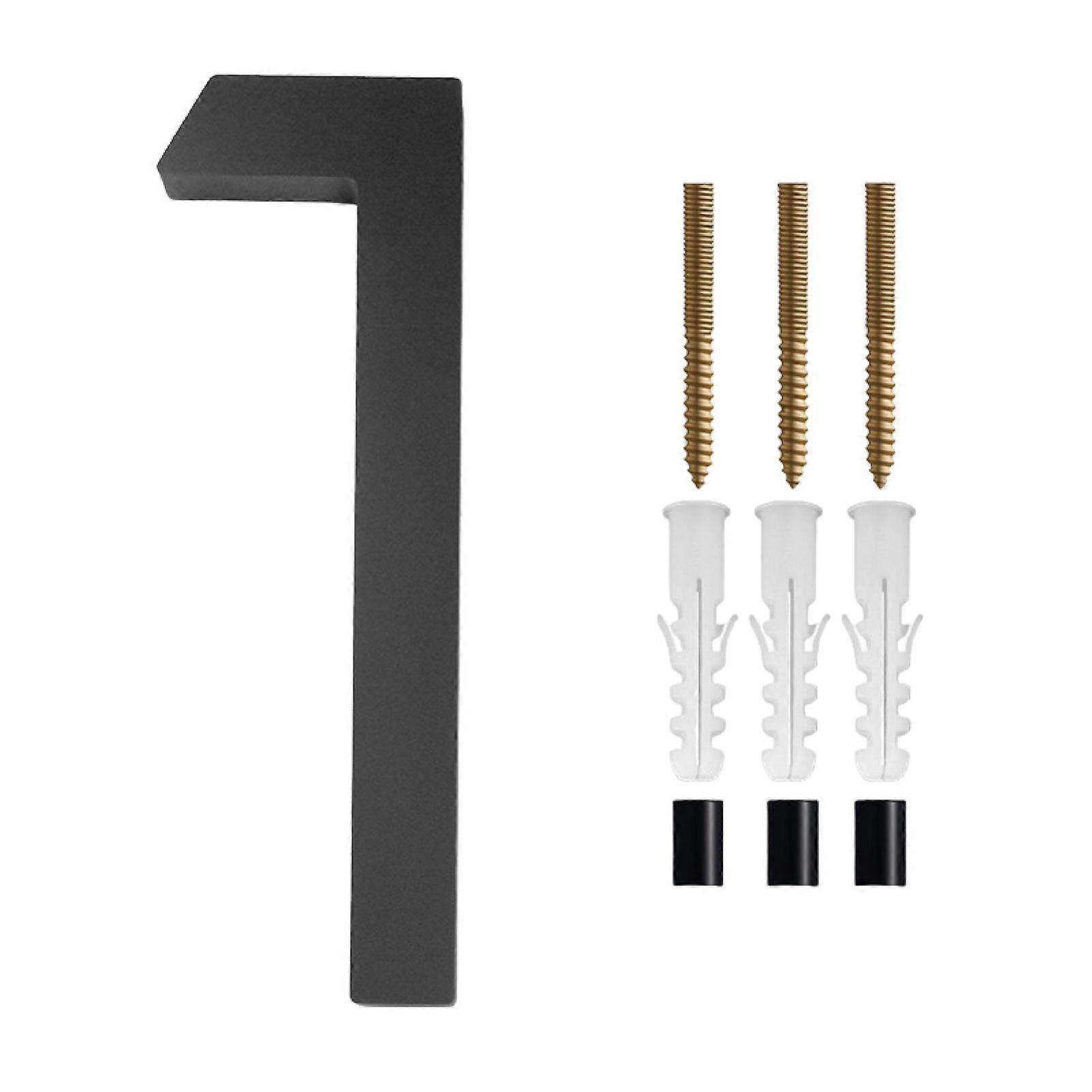 Acrylic House Number with Screws 0-9 3D Apartment Farmhouse High Visibility Outside Front Door Enhance Mailbox Number Floating Address Number Decorati