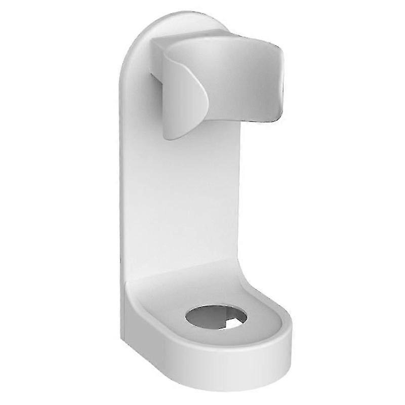1pc Gravity Induction Plastic Toothbrush Holder / Self Adhesive Wall-mounted White
