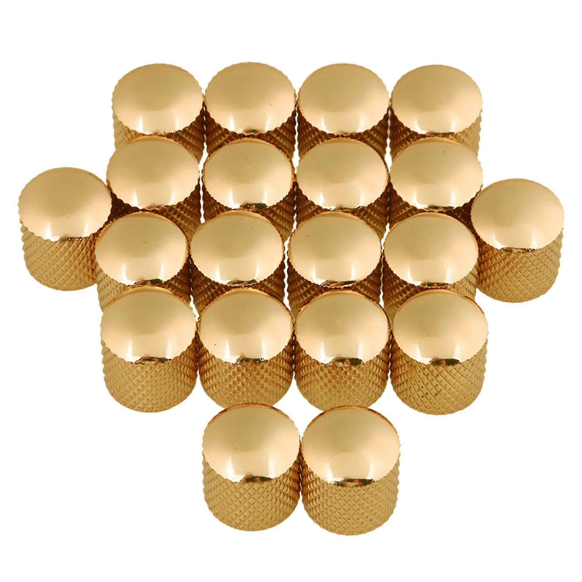 Gold Dome Guitar Control Knobs For Electric Guitar Pack Of 20