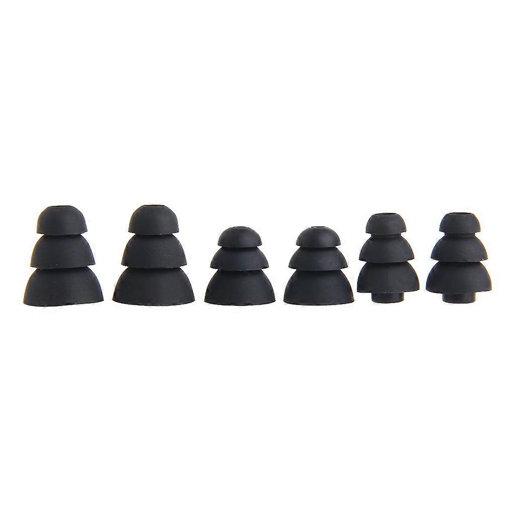 Black Red White Color Choice Earplugs in-Ear Mats Noise Cancelling Tips