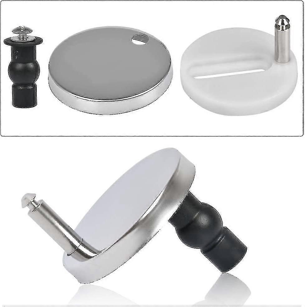 4 Pcs Universal Toilet Seat Hinges Stainless Steel Toilet Seat Screws Quick Release Top