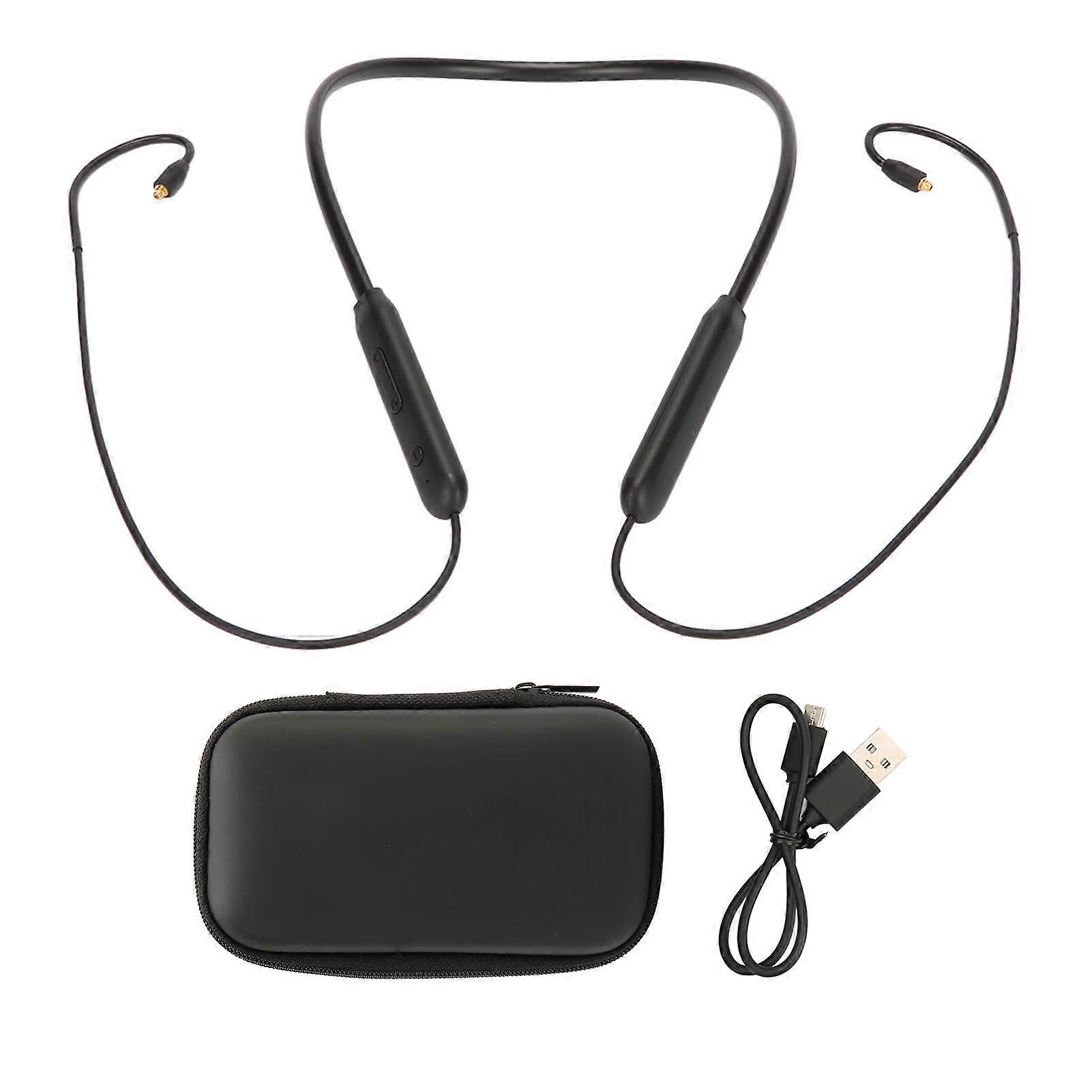 Bluetooth Wireless MMCX Adapter Cable Low Latency Upgraded BT MMCX Adapter Cable with Mic and Controller