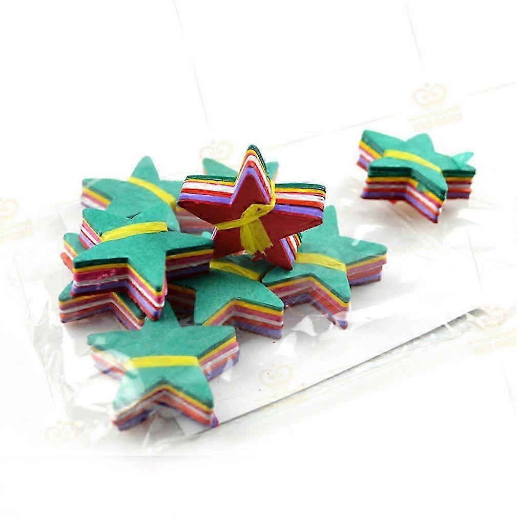 Coloreful Star Paper Snowflake Magic Trick Snow Storm Star Snow Paper Magic Magic Prop Accessories Classic Toys