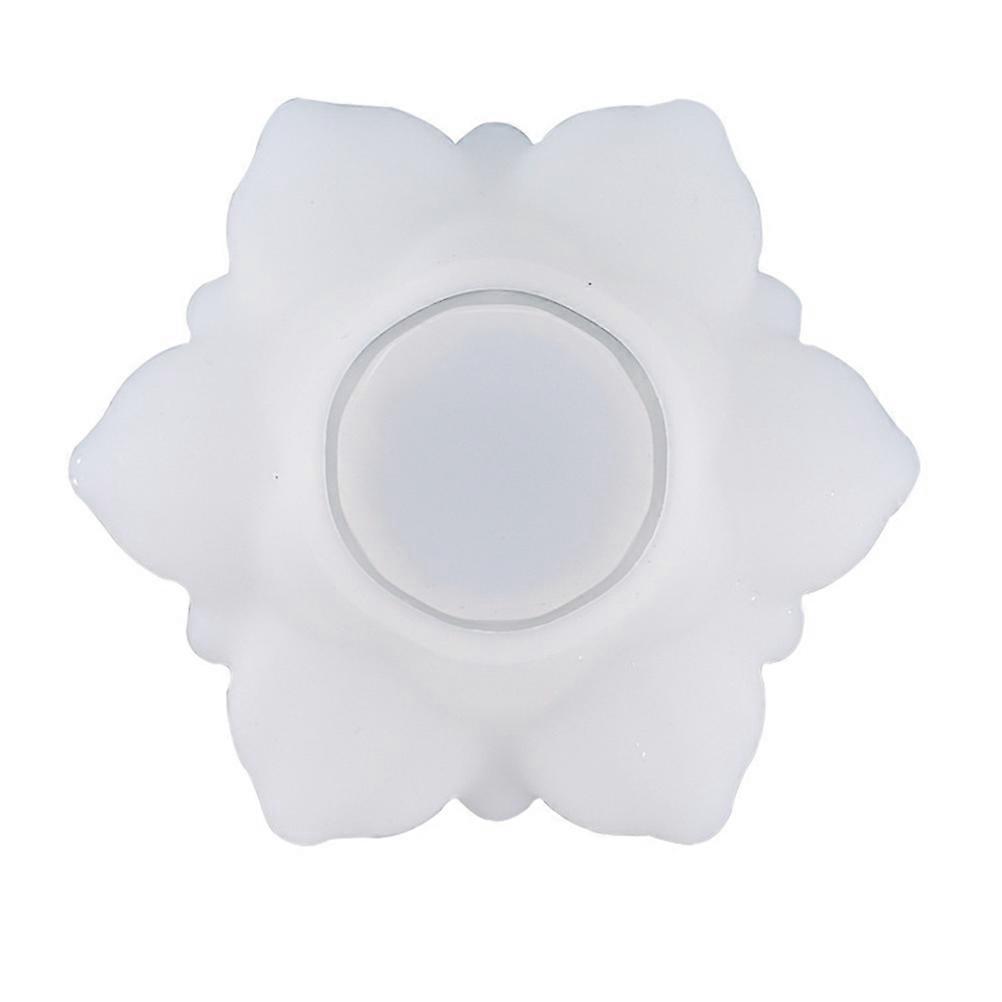 DIY Crystal Epoxy Mold Flower Storage Box Container Casting Mold (White)