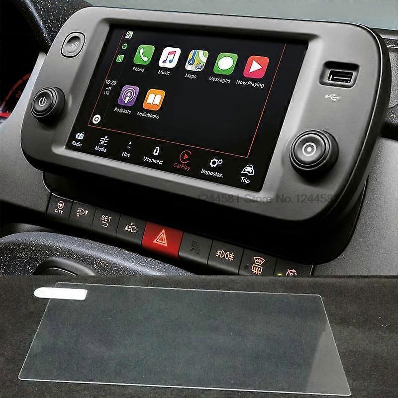 フィアットパンダ用GPSカーナビゲーションスチールフィルム2022 2022 7インチセントラルコントロールLCDスクリーンガラス強化HD保護フィルム