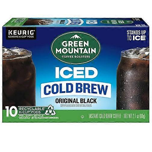Green Mountain Iced Cold Brew Original Black Keurig K Cup