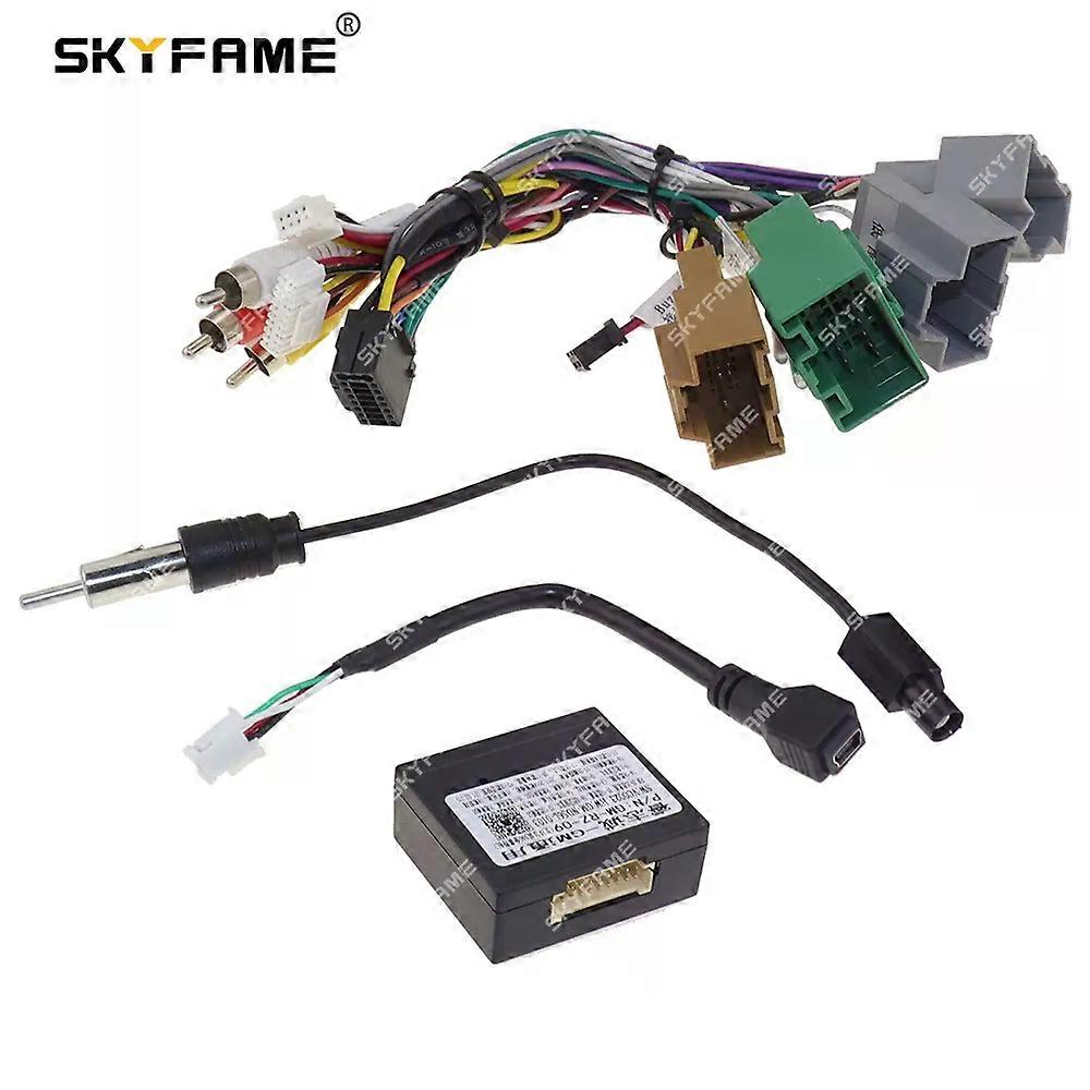 Applies to Car Wiring Harness Adapter Canbus Box Decoder Power Cable For Buick Encore Chevrolet Track Tracker Malibu Spark GM-RZ-09