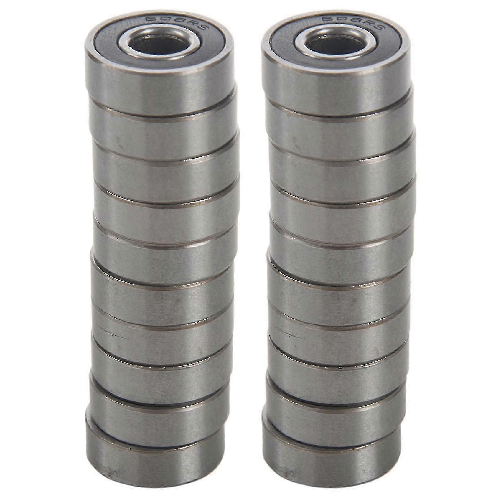 20pcs υψηλής απόδοσης ρουλεμάν 8x22x7mm 608-2rs 608rs Z R-228hh