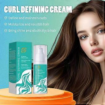 Hair Cream for Curl Hair HoldLong Lasting Moisturizing Hair Styling Cream for Wavy HairCurl Defining CreamEnhances Curl Waves Hair Styling Cream