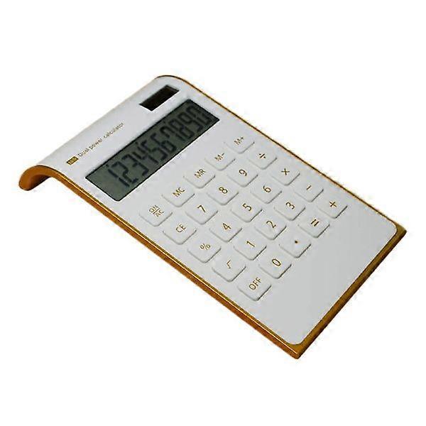 Ultra-thin solar calculator for office desk calculator