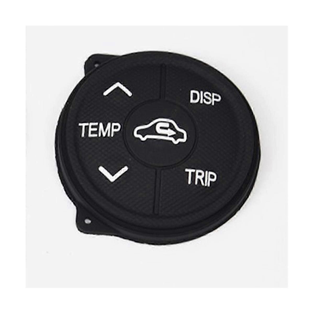 Car Steering Wheel Audio Control Switch Bright Black Frame Trim suitable for Prius 2011-2015 Control Buttons