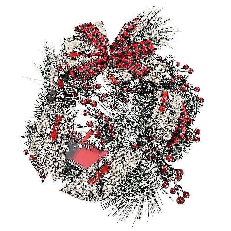 季節と休日の装飾のためのお祝いのレッドベリーガーランド