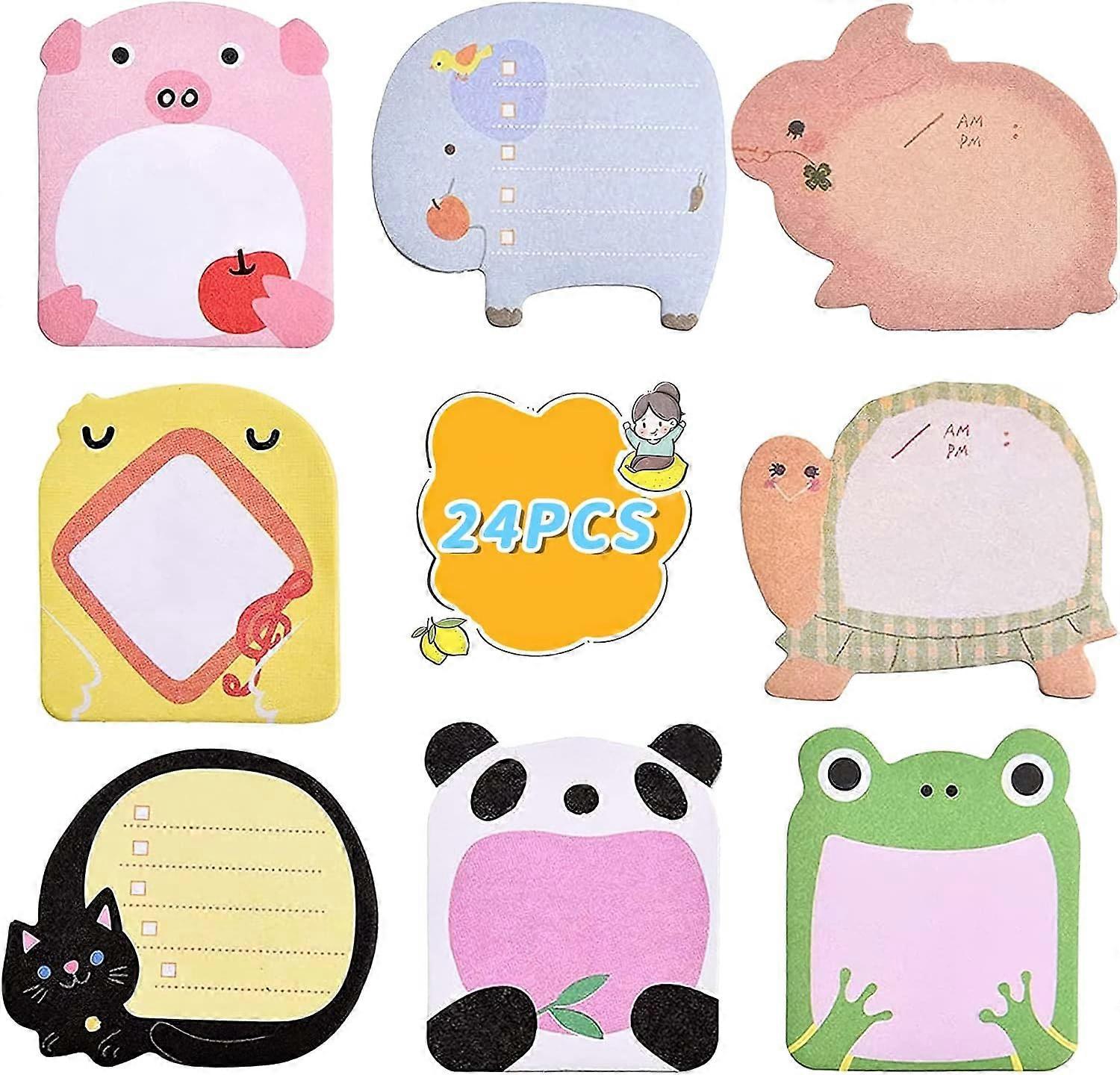 Novelty Cartoon Animals Sticky Notes, Funny Sticky Notes (8 Styles)