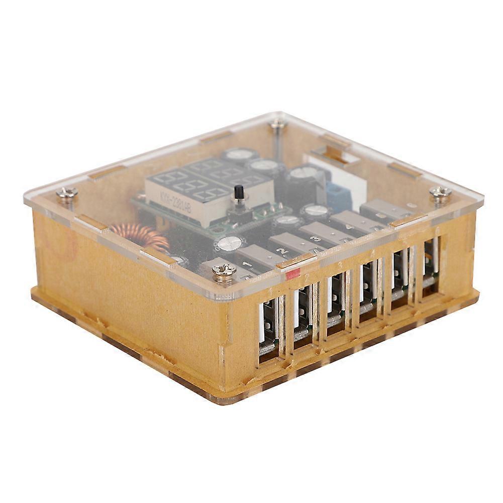 DC-DC 6 USB Power Converter Regulator Module 10V-30V Input 5.3V/8A Output