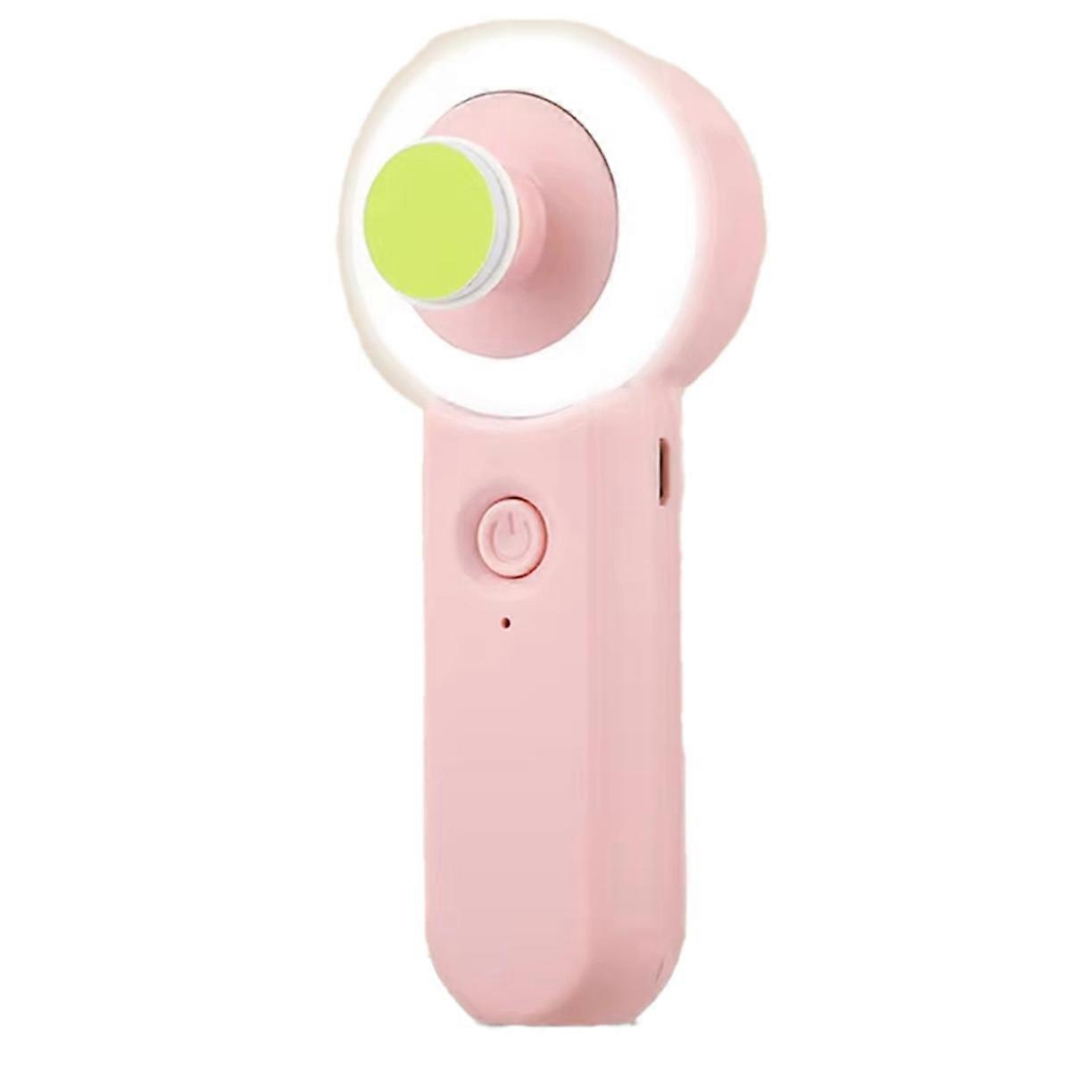 Gentle Baby Nail Grinder with Soft Light, Rechargeable Electric Nail Clipper for Newborns, Anti-Clamp Safety Scissors A