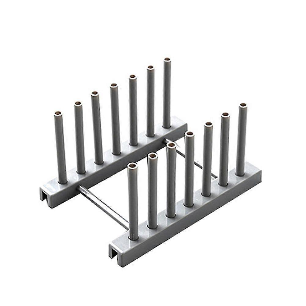 Kitchen Dish Plate Pot Cover Drying Drain Holder Plastic Storage Rack Shelf