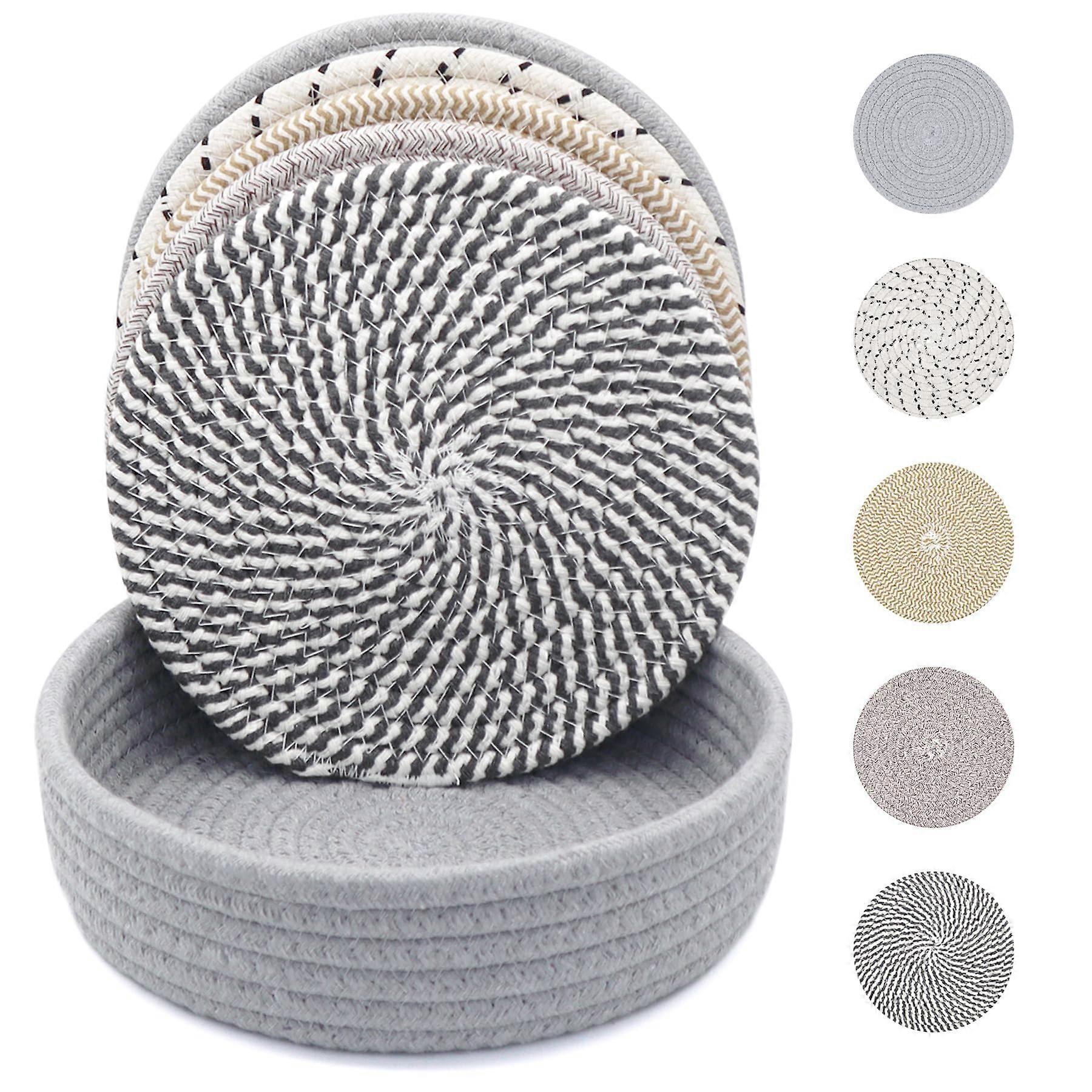 5 Pieces Heat-Resistant Insulation Pads 8 Inches for Cookware, Baking, and Kitchen Use, Non-Slip and Durable Material