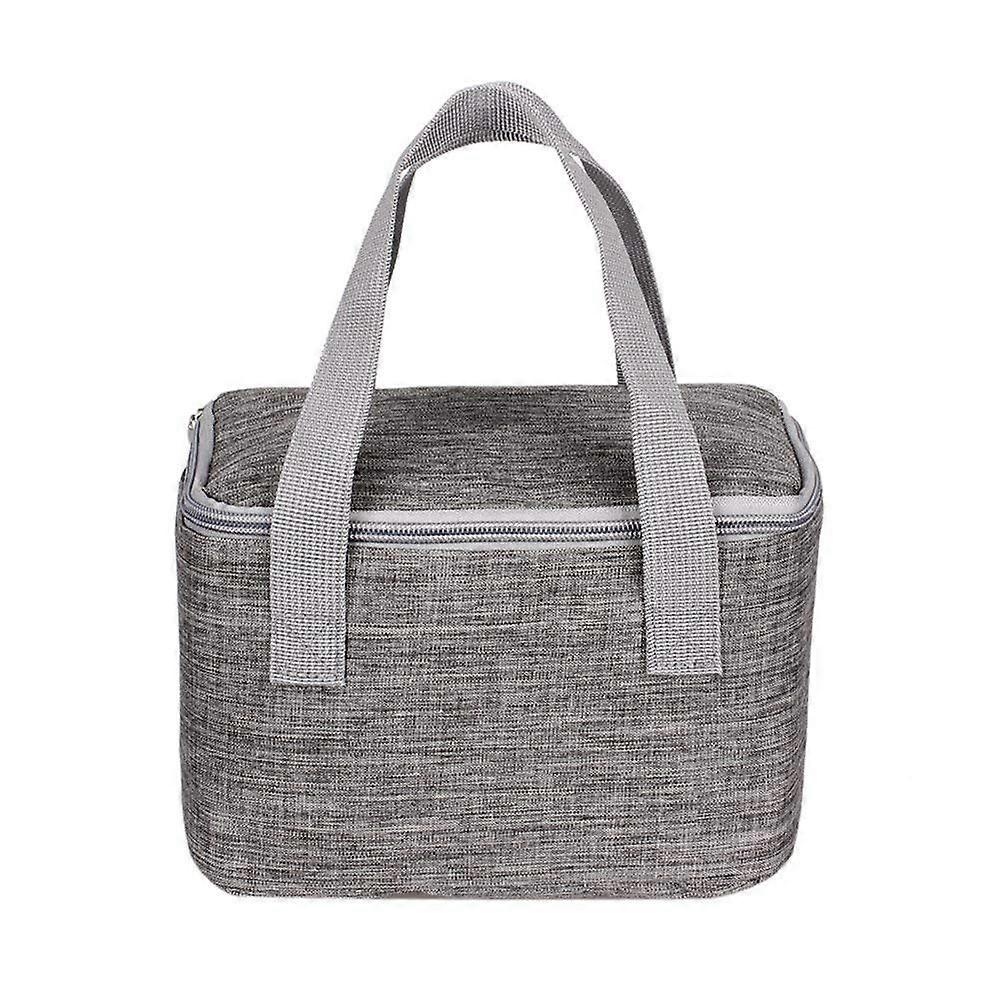 6 Can Insulated Lunch Bag for Adults - Small Handy Square Cool Box for Work Day Trip