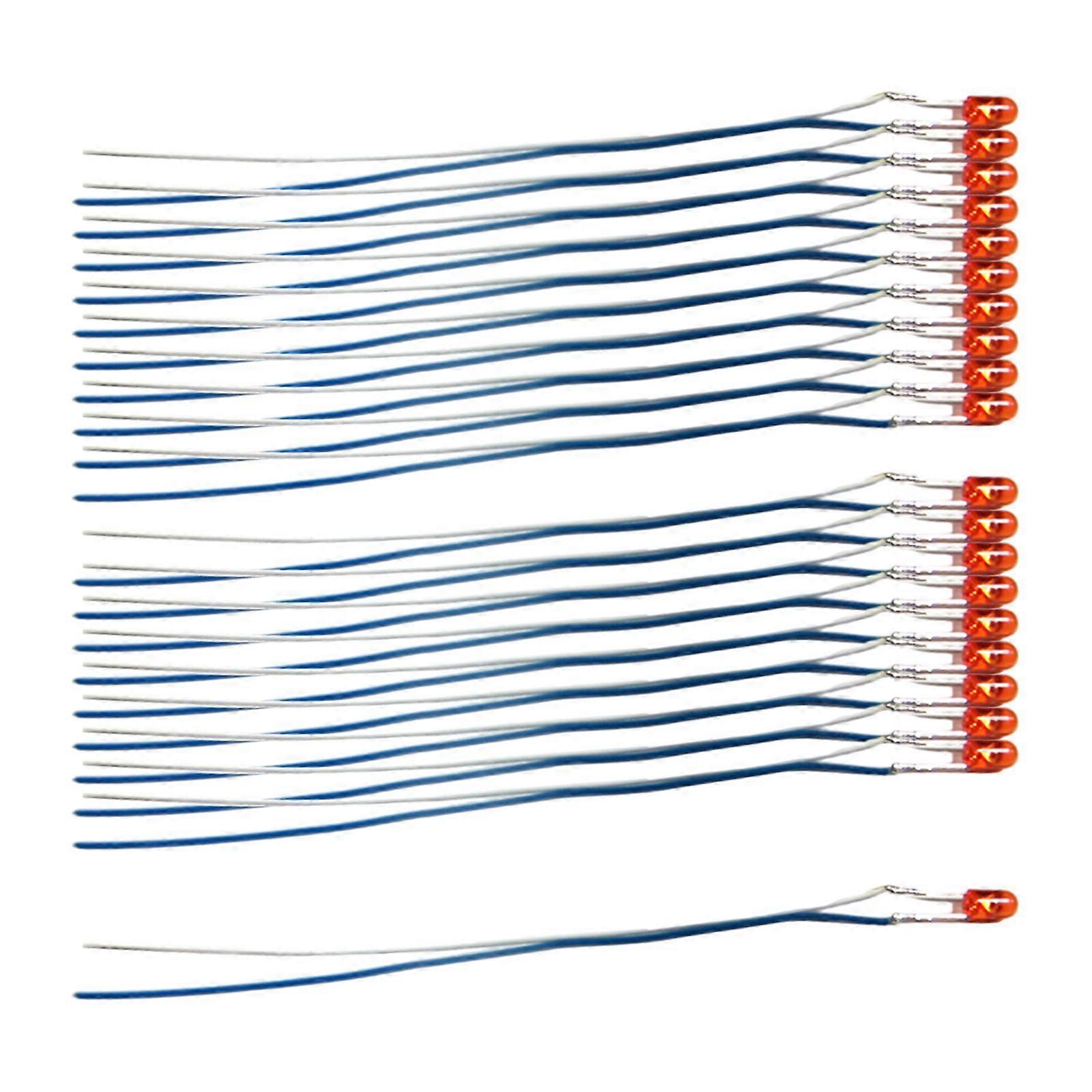 20 Pieces Model Trains HO Scale LED Lamp HO Scale Train Accessory for 1/87